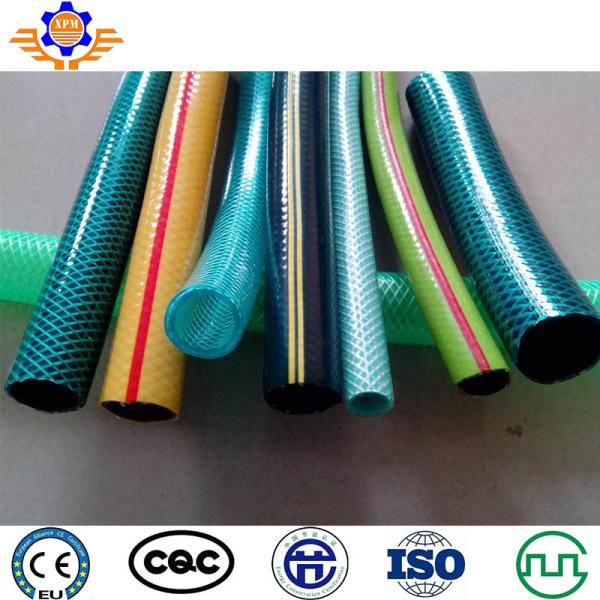Reinforcing 6-102MM Soft PVC Fiber Pipe Extrusion Line Garden Hose Twin Screw Extruder