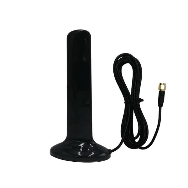 4G Sma Mag Mount Vehicle Antenna Chuck SMA Male RG174 Line 3m Router Gateway Vehicle Sailboat Knife Type Flat Antenna