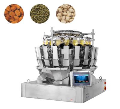 Easy To Operate Automatic Stainless Steel 304 High Precise 14 Head Combination Multihead Weigher Machine For Snack Food