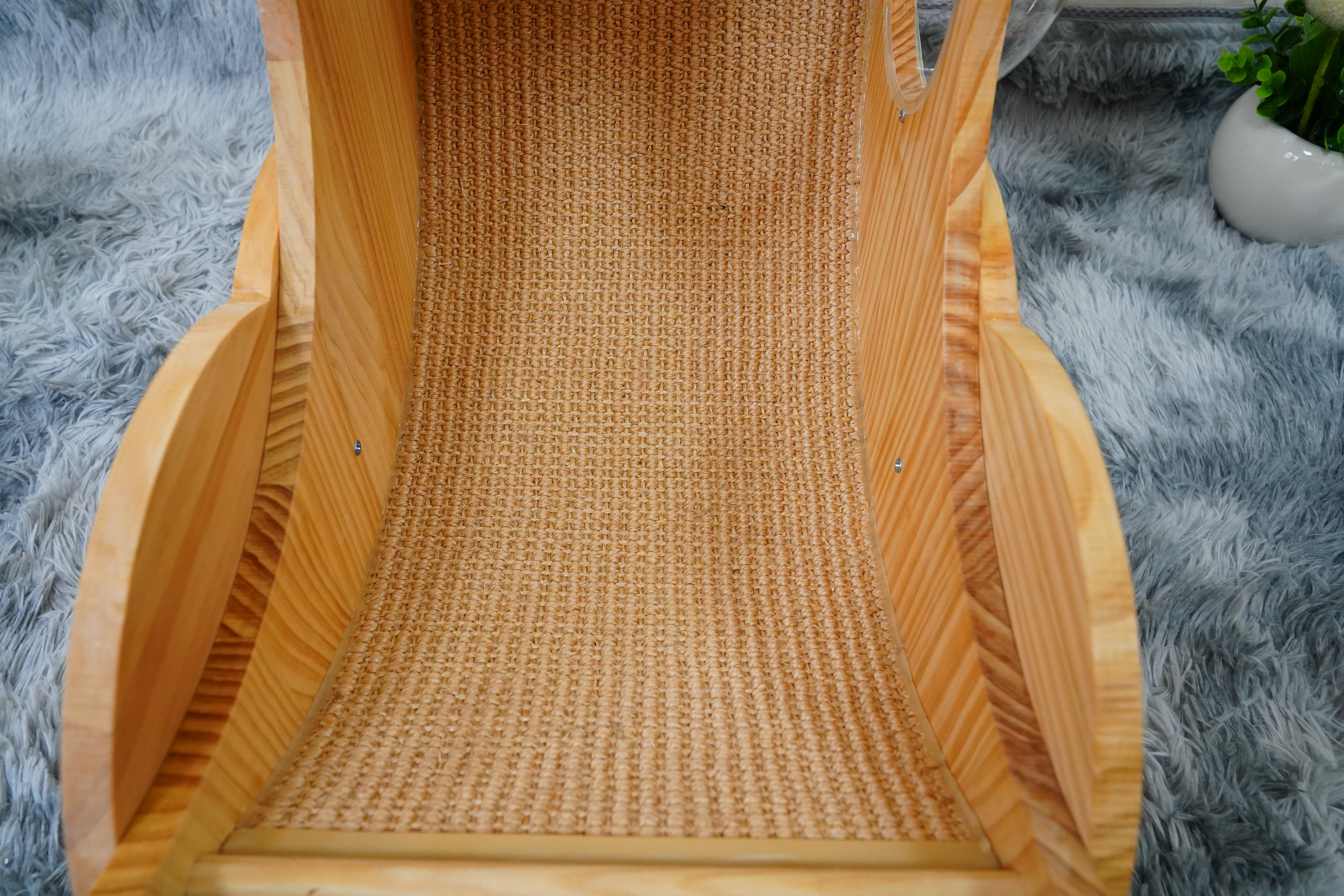 Дом на дереве кровати кота кондо любимца дома Scratcher кота Hallupets деревянный