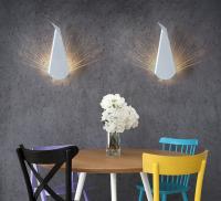 Lampes modernes de salon de lumière de mur de courrier menées par fer 14 X 36CM