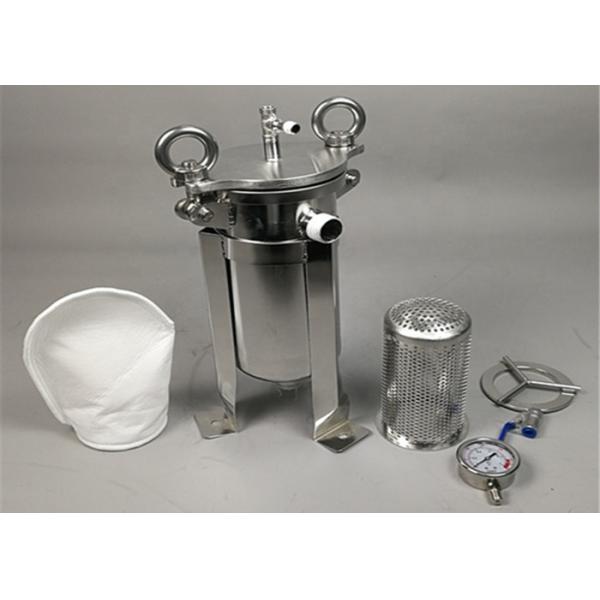 High Pressure Filter Housing , Industrial Bag Filter Housing For Food / Beverage