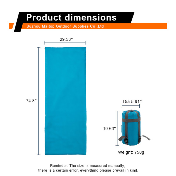 Ultralight 3 Season Camping Sleeping Bags Envelope Sleeping Bag For Camping