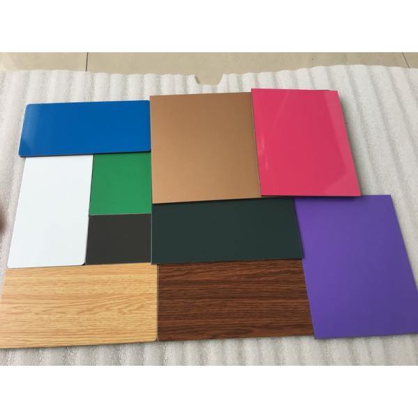 PVDF Paint Decorative Aluminum Sheet Panels Shockproof For Billboard / Advertising