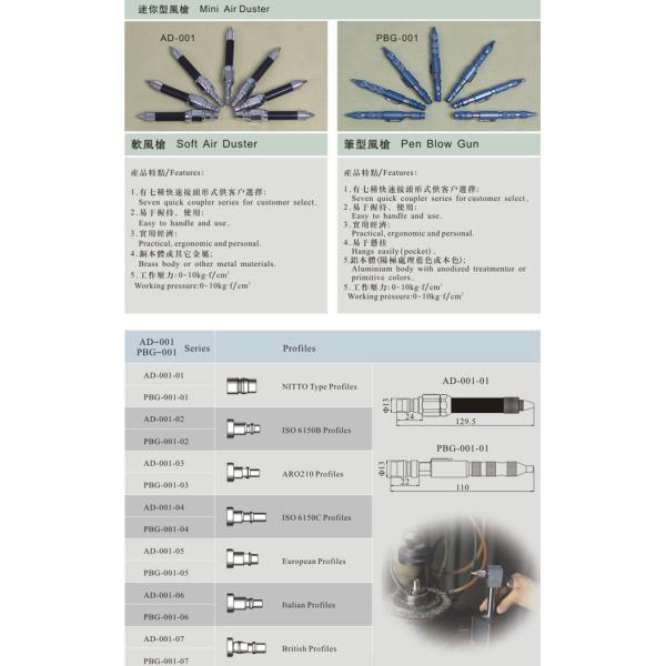 Мини-пен сжатого воздуха удар пушки скважина AD-001,-PBG-001