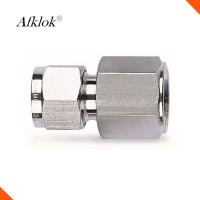 Stainless Steel 316 equal tube 3mm 4mm 6mm 8mm 10mm OD Double ferrule union compression fittings