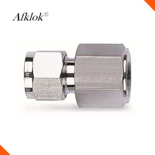 Stainless Steel 316 equal tube 3mm 4mm 6mm 8mm 10mm OD Double ferrule union compression fittings