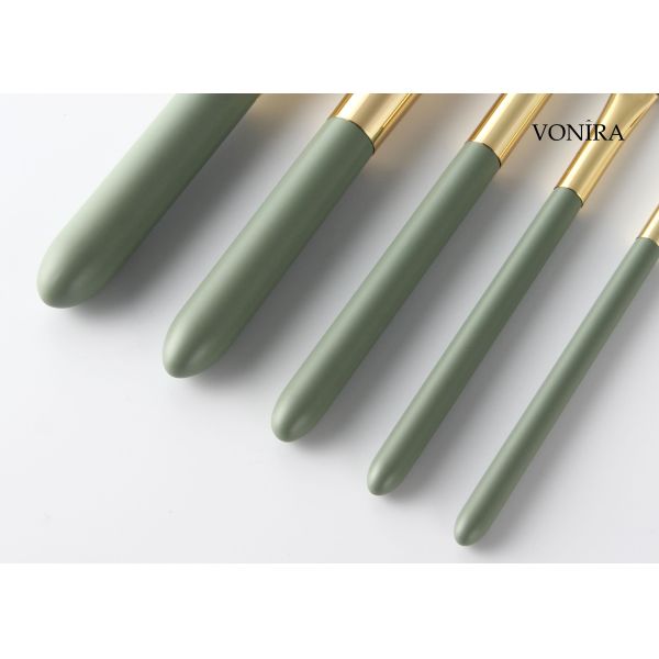 Vonira Custom Wholesales Natural White Goat Hair Small Eyeshadow Brush with Private Label Service