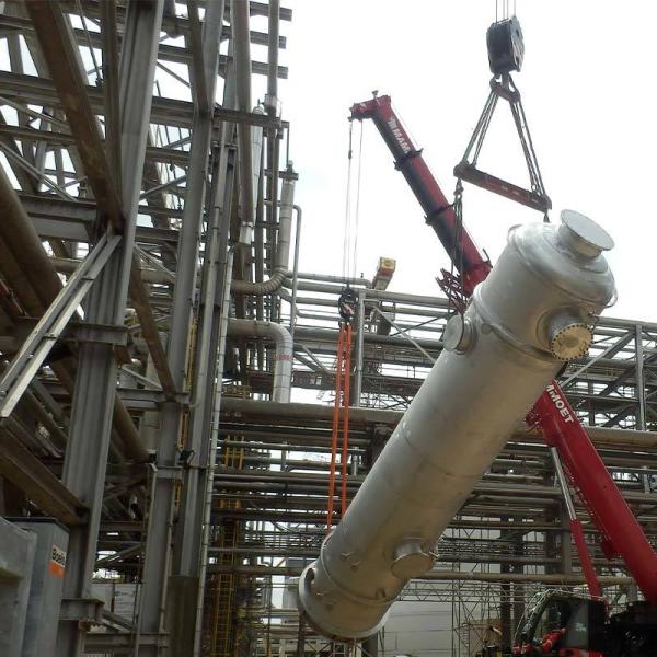 Strong Pressure Bearing Steam Falling Film Evaporators High Thermal Efficiency