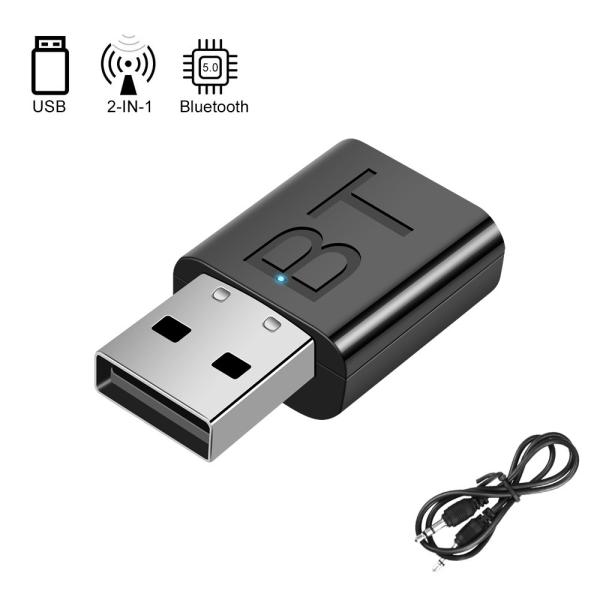 Bluetooth 5.0 Audio Adapter with 10m Transmission Range and Dual Mode for Wireless Audio Streaming