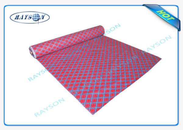 Hard Soft  Black White Blue Polypropylene Non - woven Fabric / Spunbond Fabric
