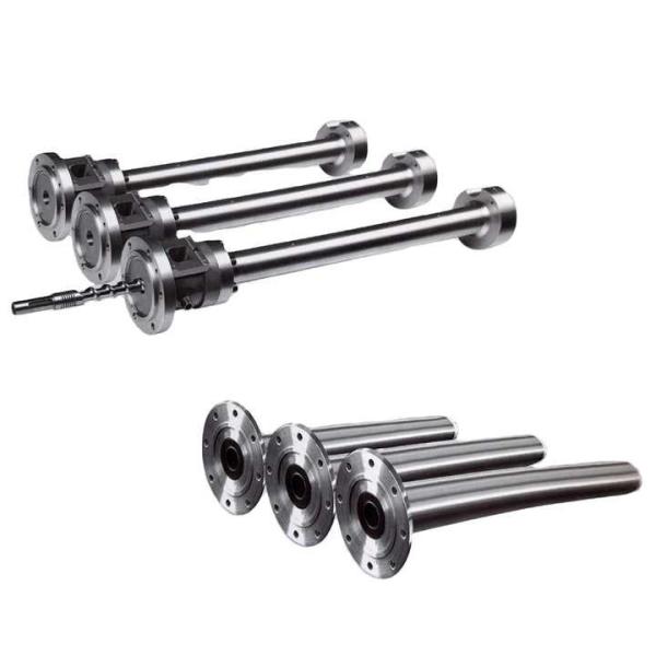 High Nitrided Hardness 900-1000HV Single Screw Extruder Screw Barrel With Hardness HRC55-62 And 5kw Barrel Heating Power