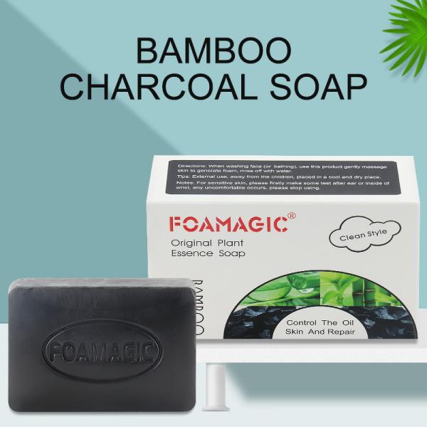 Da pele feito a mão orgânica da essência do extrato da planta do sabão do ODM sabão de limpeza do alvejante da acne de Eclaircissant do óleo do controle