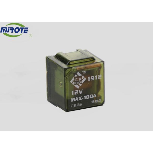 High Amp 12 Volt Car Relay With Two Contacts Braided Wire High Power