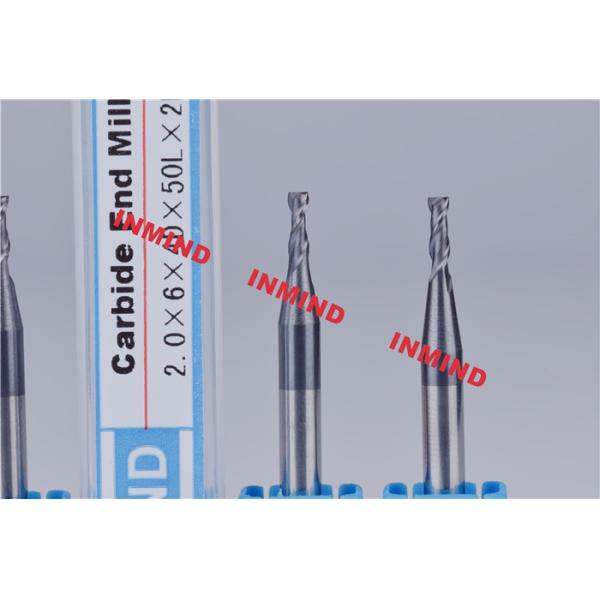 Industrial Aluminium Milling Cutters , Micro Size Solid Carbide Milling Cutters