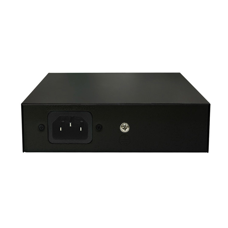 6 Port Fast Ethernet PoE Switch 4 PoE Ports 2 Uplink Ports 10/100Mbps Unmanaged IEEE 802.3af/at 250m Extend VLAN Metal Case Built-in Power Supply TCE-PS4306N
