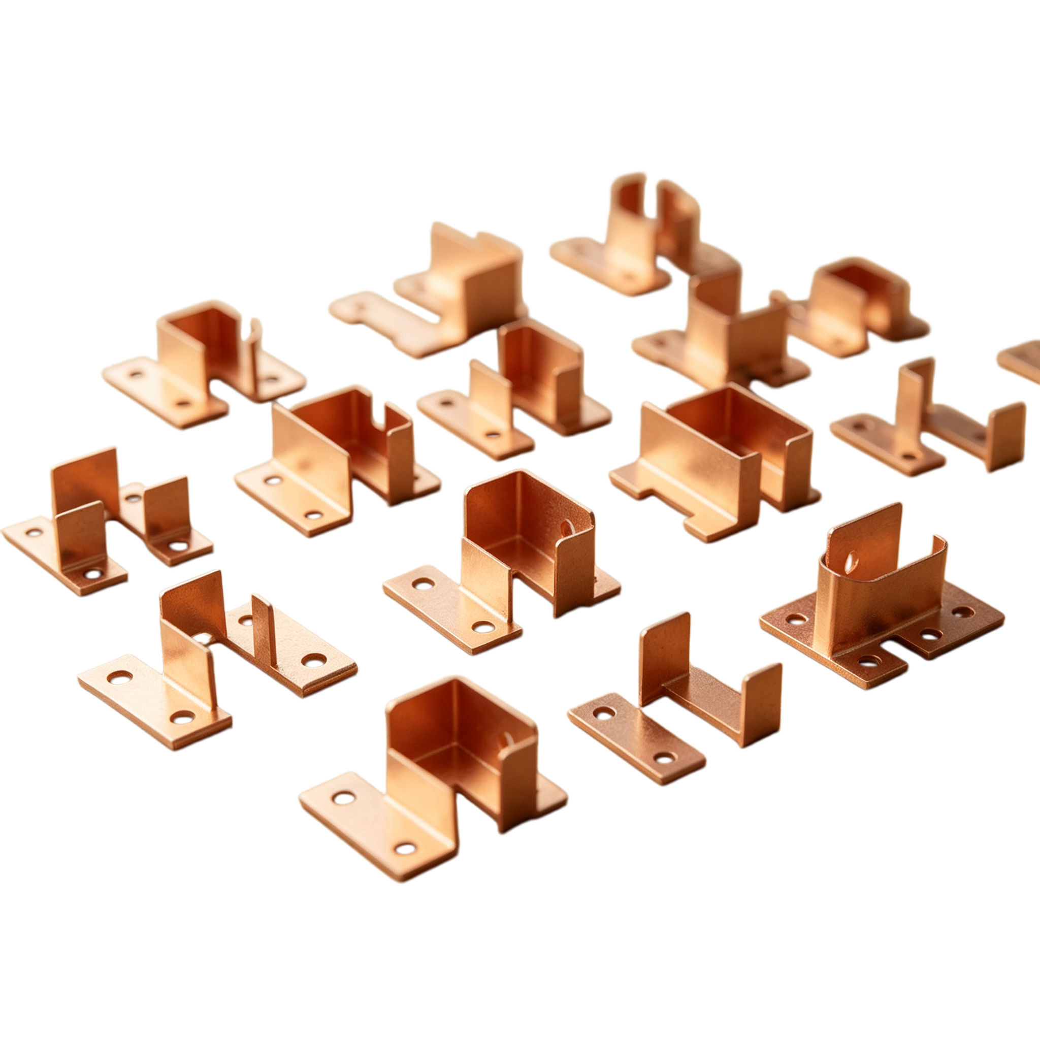 High Conductivity Stamped Copper Terminal Bracket with Corrosion Resistance and Precision Stamping