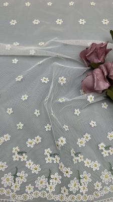 White Lace Embroideded Lace Customized Design Mesh Luxary High Quality Gown