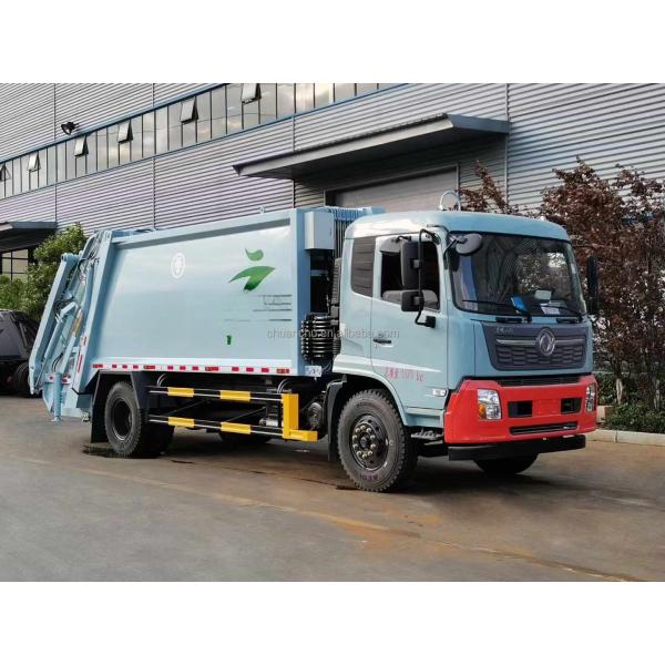 Manual Transmission Diesel Engine Sanitation Garbage Truck with Compressed Body Design