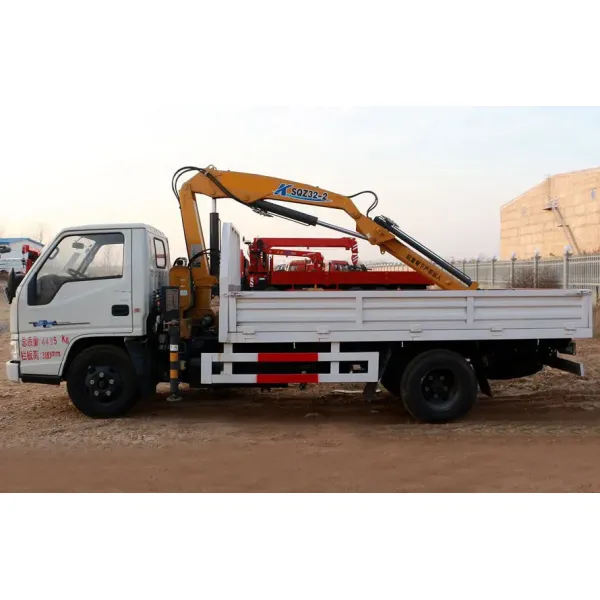 Jmc/JAC 2ton 3tons Mini Truck Crane With Knuckle Folding Arm Crane