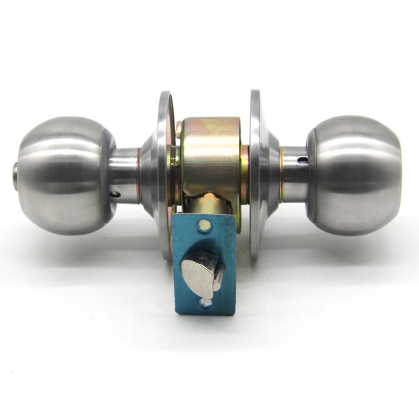 Stainless Steel Cylindrical Knob Lock Lockset Deadbolt Door Lock For Truck Door 0.22 Kgs