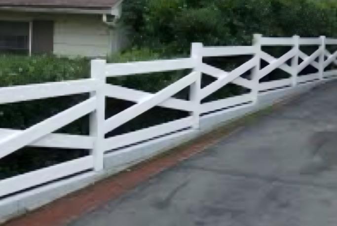 Weatherproof Rust Proof Quick Install PVC horse fence for Arena Pasture Ranch