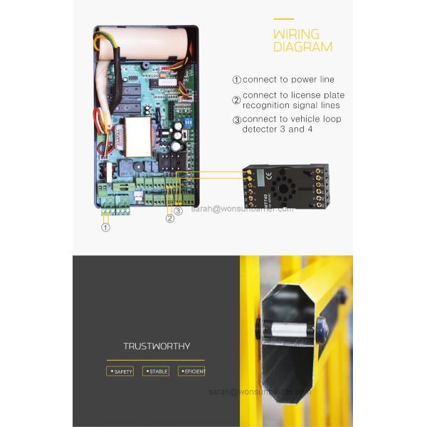 Ворота барьера парковки компании автоматические для управления доступом корабля