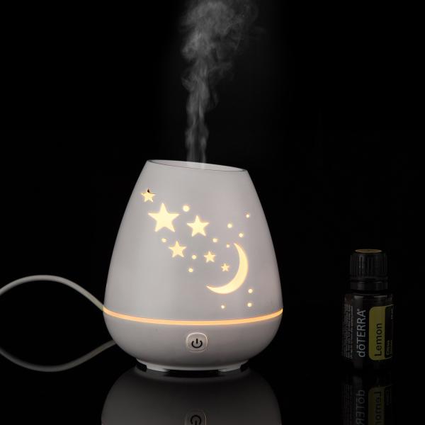 Ultrasonic Cool Mist 70ml Mini USB Air Humidifier Water Drop Shaped