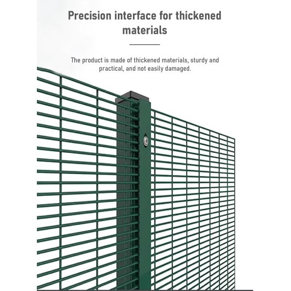 Mesh Size 76*13mm 358 Mesh Fence For In Prisons Airports