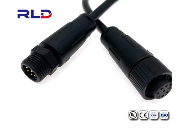 M12 Waterproof Connector Male Female 2Pin 3Pin 4Pin Waterproof Circular Connector