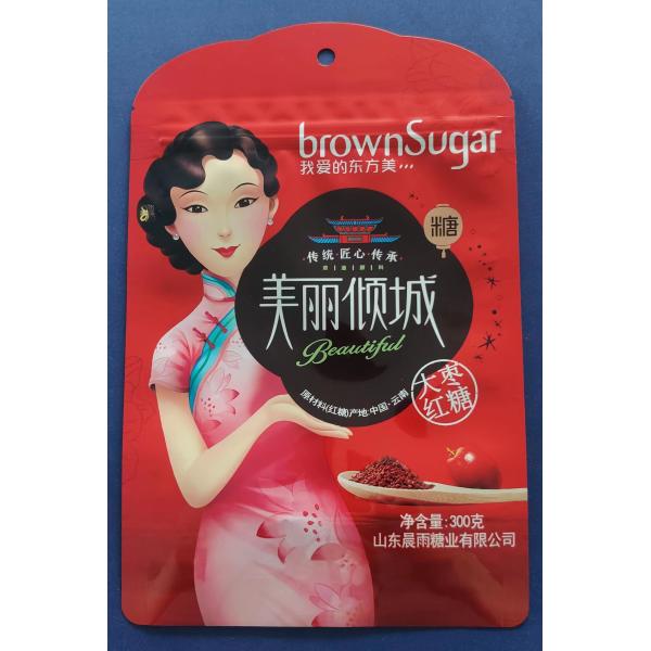 Sugar Laminated Zipper Bags Plastik seal Composite Aluminum Foil Bags