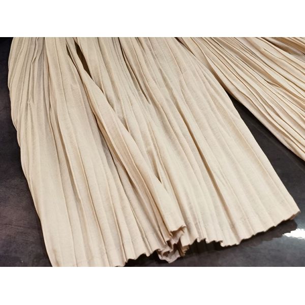 Nice Fashion Simple Pleated Suit Women's New Autumn Simple Design Pleated Top Wide Leg Pants Two-piece Set