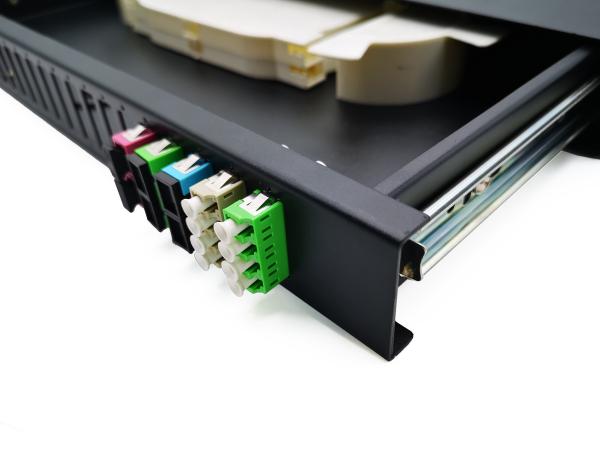 2U 19 inch Metal ODF Fiber Optic Patch Panel For FTTH  FTTX  CATV LAN Data Center
