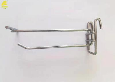 Metal Security Display Heavy Duty Pegboard Hooks For End Shelf Side Frame