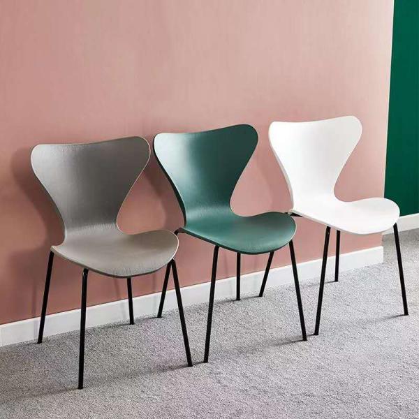 Kitchen Scandinavian Dining Room Chairs Fishtail Armless