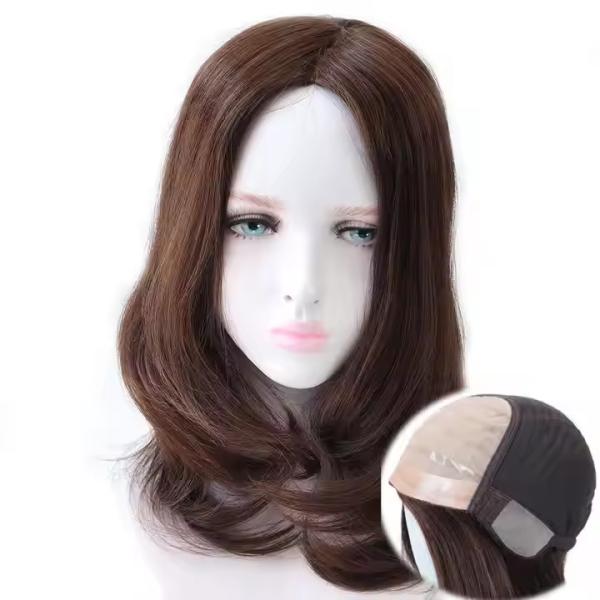 Ready to Ship Alopecia Wigs highest human Hair Silk base Kosher Wigs Cuticle Aligned medical wig