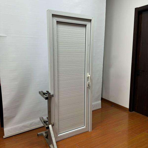 Chinese Top Hardware and Weather Resistance PVC Hinged Door for Residential Building