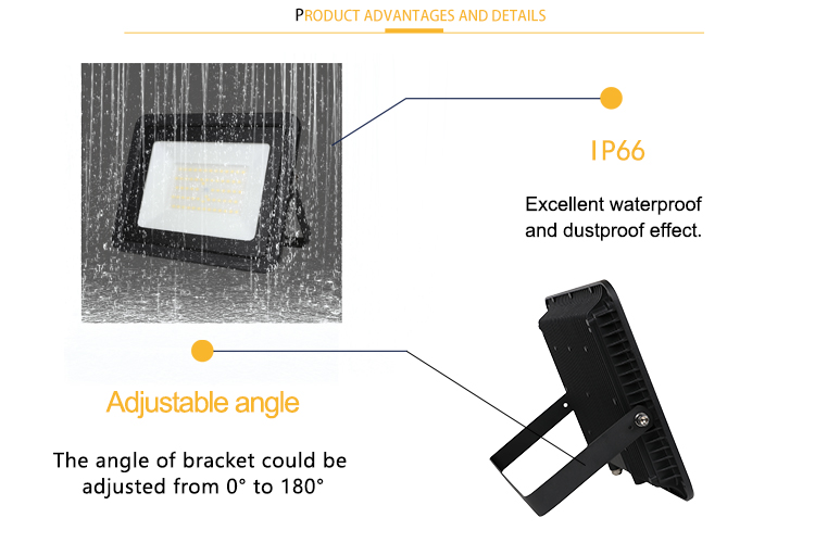 свет потока водоустойчивое IP65 СИД 400W без рекламы датчика