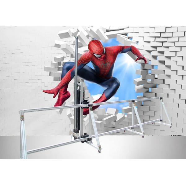 2000mm Height 720*9600dpi Remote Control Wall Printer