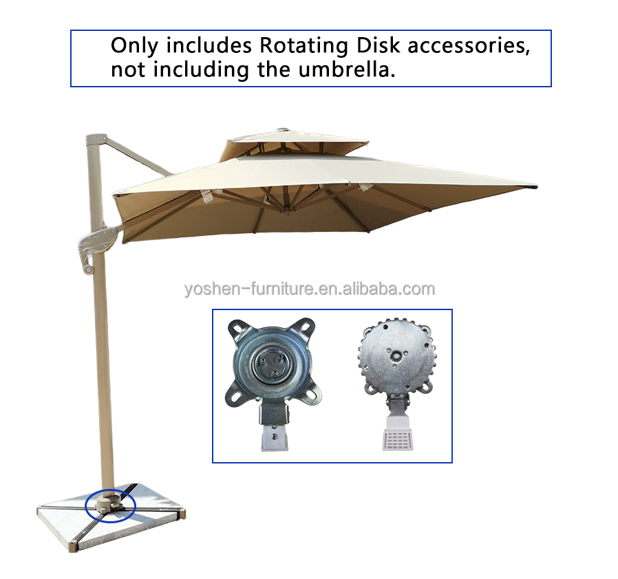 Heavy Duty 360 Rotating Base Replacement for Floor Standing Roman Patio Umbrella
