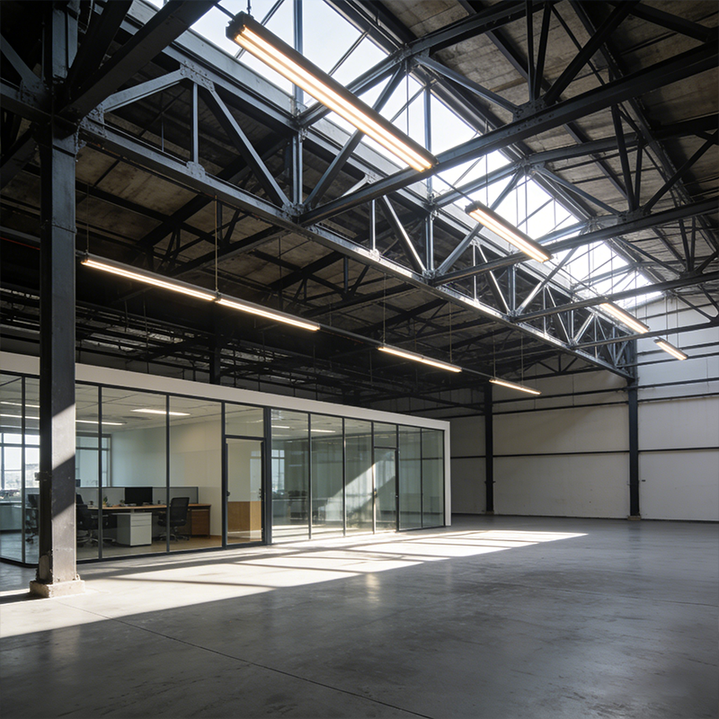 Commercial Prefabricated Steel Structures Withstand Strong Winds / Gusts