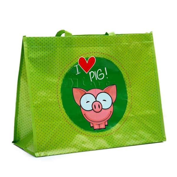 Laminated PP Nonwoven Tote Bags Eco Friendly 120g 14