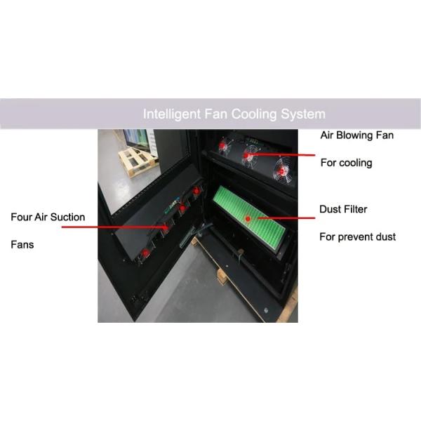 Fan Cooling Outdoor Touch Screen Kiosk 55 Inch 1080P Double Sided LCD Display