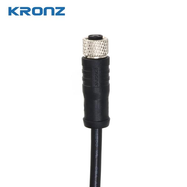 KRONZ M8 Circular Connector with Ambient Temperature -25~+85℃ Mating Endurance >100 cycles and Insulation Resistance ≥ 100MΩ