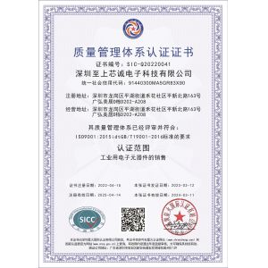 ZSUN CHIPS CO., LTD Certifications