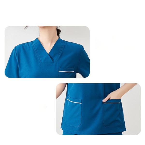 Настройка логотипа из тканевой ткани Медицинская форма для больничного персонала в высокой моде