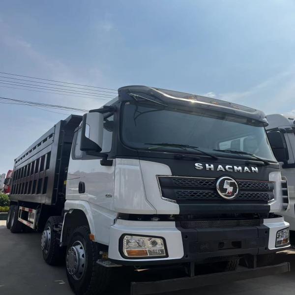 Used Shacman X3000, 12-wheel, heavy-duty dump truck, 8x4 configuration.