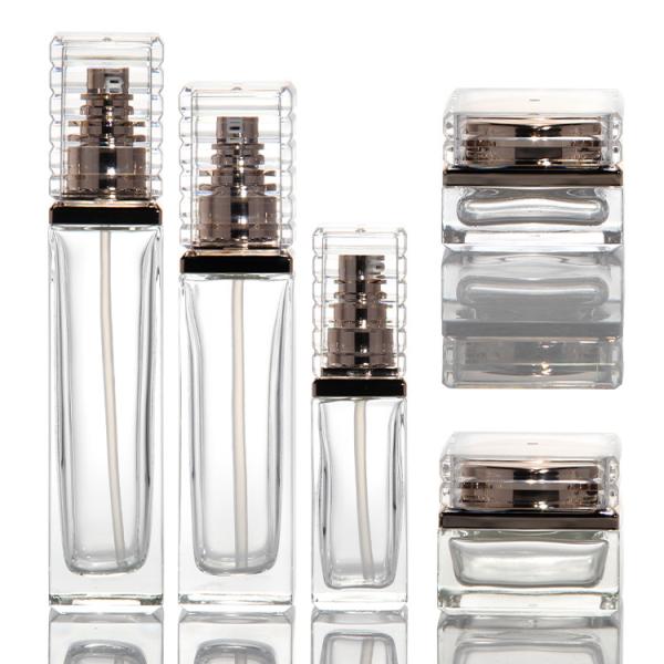 Best-Selling Custom Cosmetic Packaging Bottle Round Clear Pet Cosmetic Lotion Bottle Cream Jar