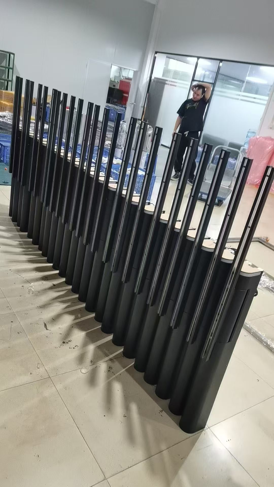 High Speed Rail AB Speed Gate Turnstile Mechanism Clutch Locking Infrared Sensor System