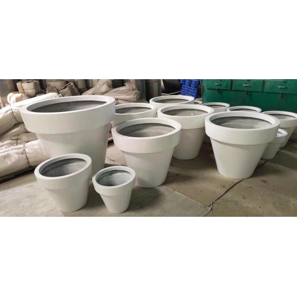 Puertas de flores de fibra de vidrio modernas y brillantes para decoración interior y exterior